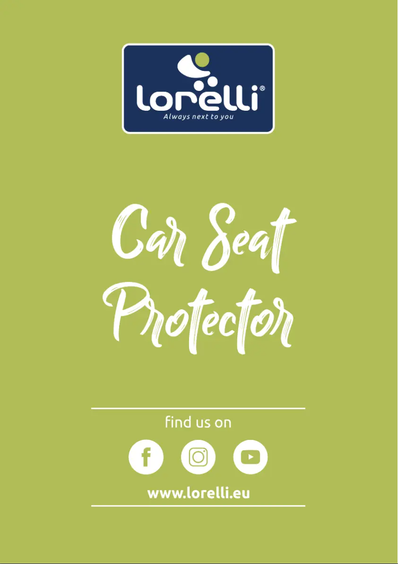 Page 1 de la notice Manuel utilisateur Lorelli Car Seat Protector