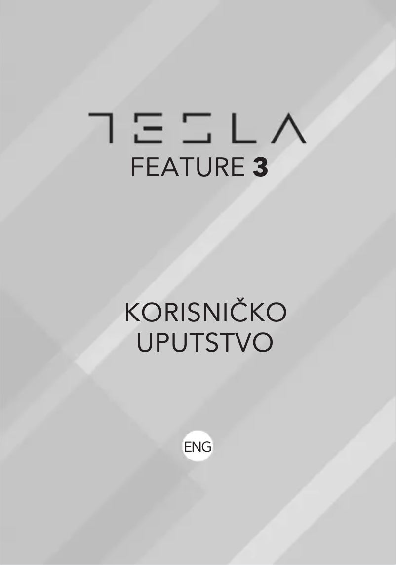 Page 1 de la notice Manuel utilisateur Tesla Feature 3