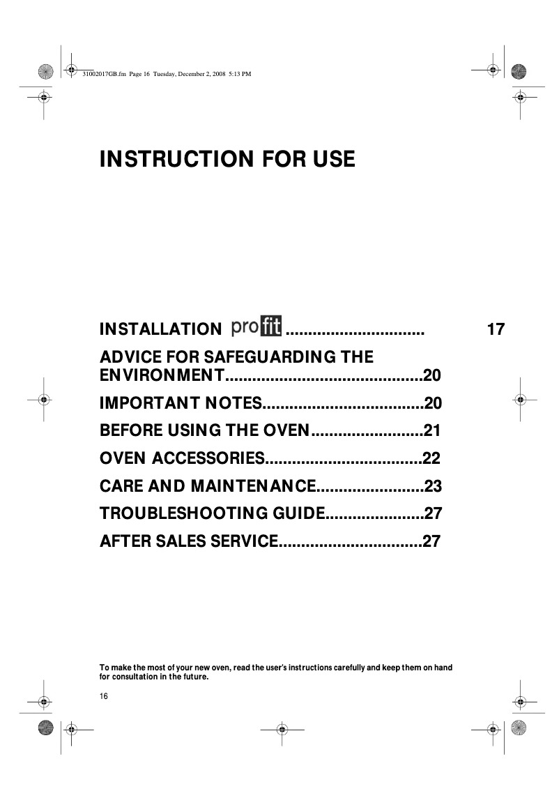 Página 1 del manual Manual de usuario Whirlpool AKZ 164/IX