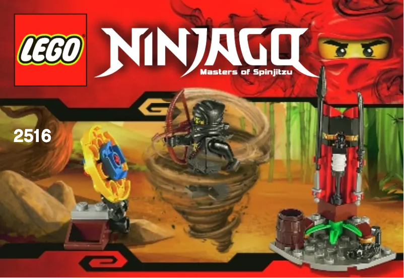 Page 1 de la notice Manuel utilisateur Lego Ninja Training Outpost