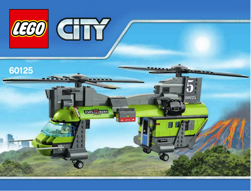 Page 1 de la notice Manuel utilisateur Lego City 60125