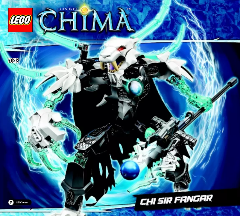Page 1 de la notice Manuel utilisateur Lego Legends of Chima CHI Sir Fangar