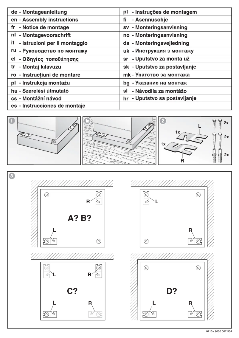 Page 1 de la notice Manuel utilisateur Neff Z7080X0