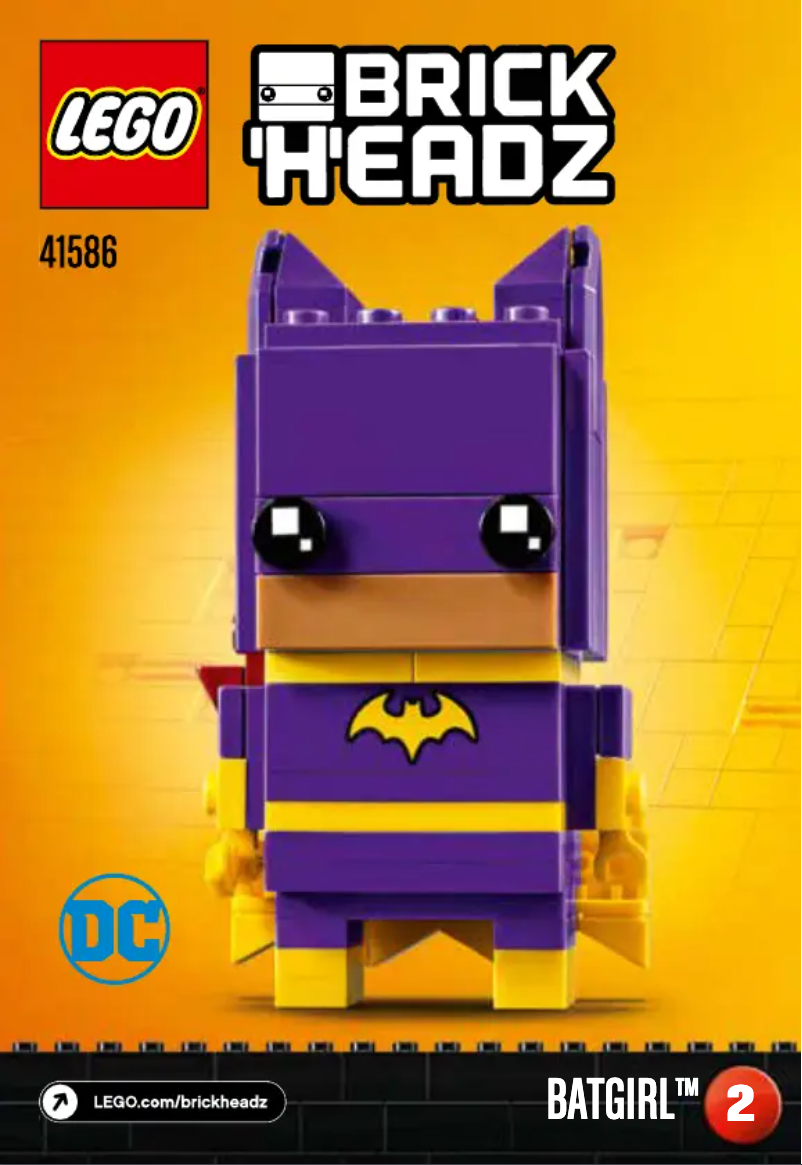 Page 1 de la notice Manuel utilisateur Lego Brickheadz 41586