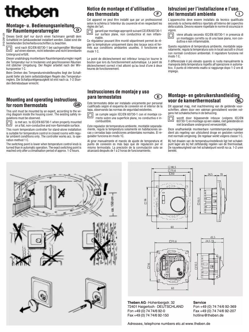 Página 1 del manual Manual de usuario Theben Ramses 741