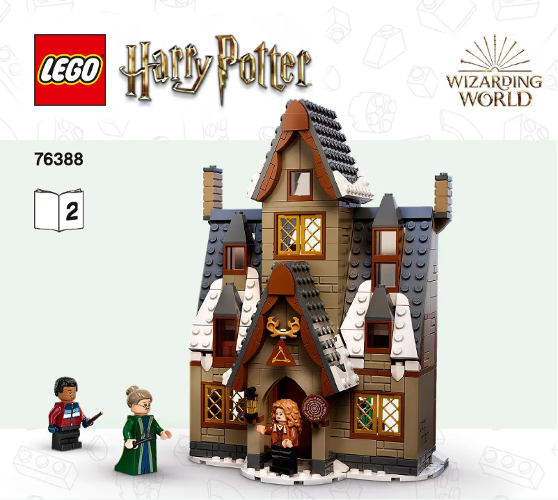 Page 1 de la notice Consignes visuelles Lego Harry Potter 76388