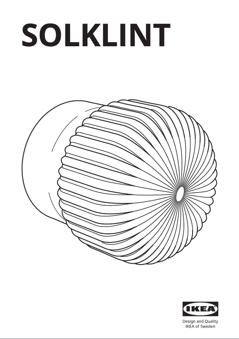 Image de la première page du manuel de l'appareil SOLKLINT 304.720.22