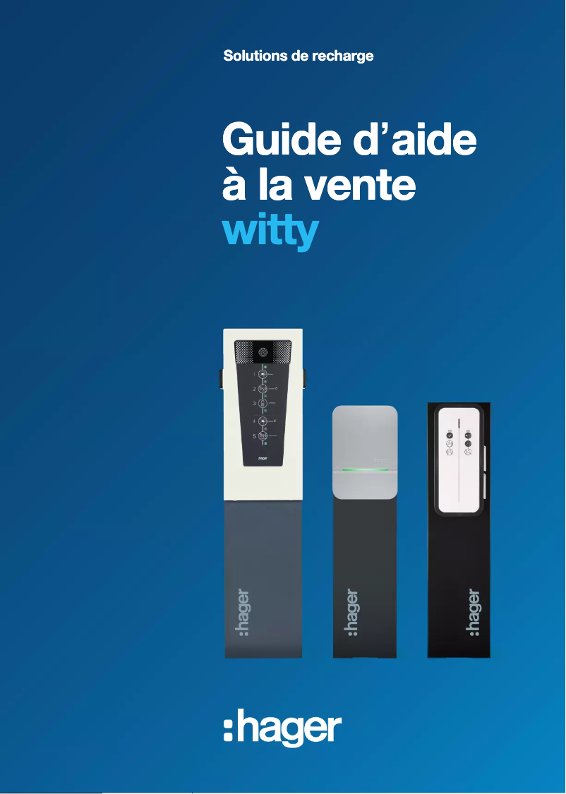 Page 1 of the manual Technical Sheet Hager XEV600