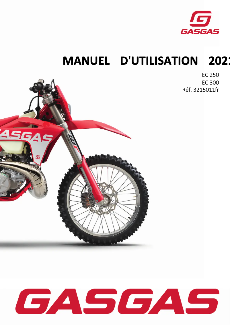 Página 1 del manual Manual de usuario GasGas EC 300 (2021)