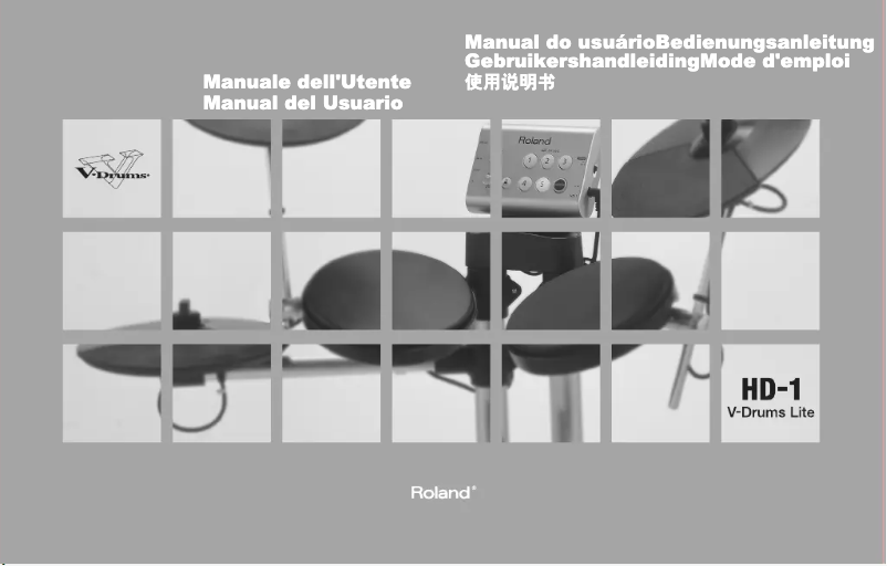 Page 1 de la notice Manuel utilisateur Roland HD-1