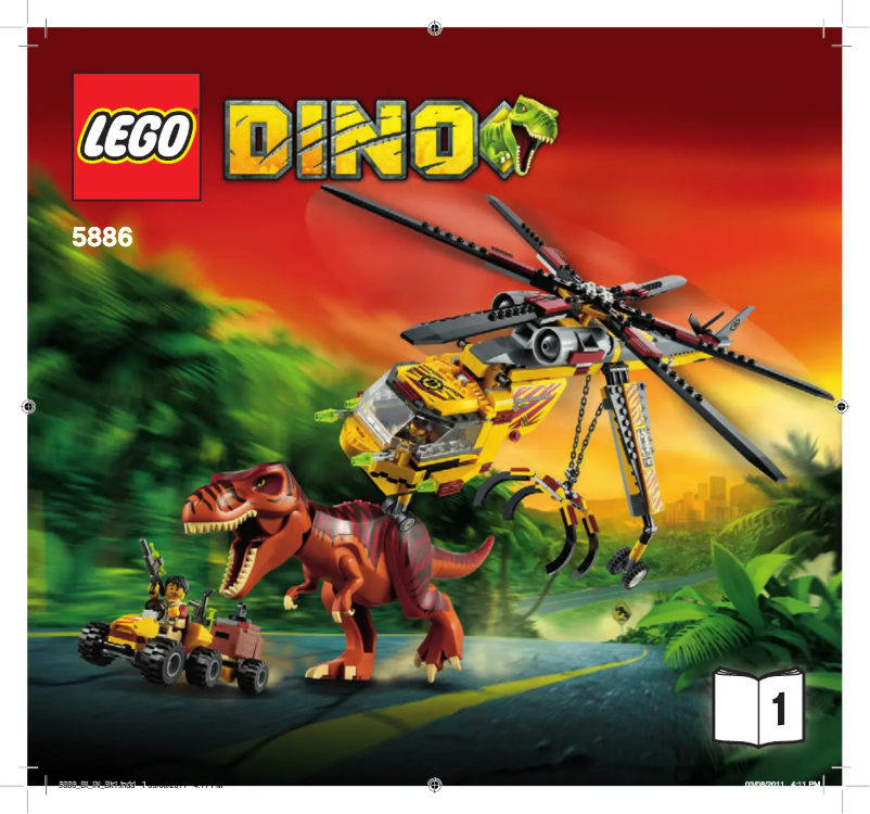 Página 1 del manual Manual de usuario Lego T-Rex Hunter