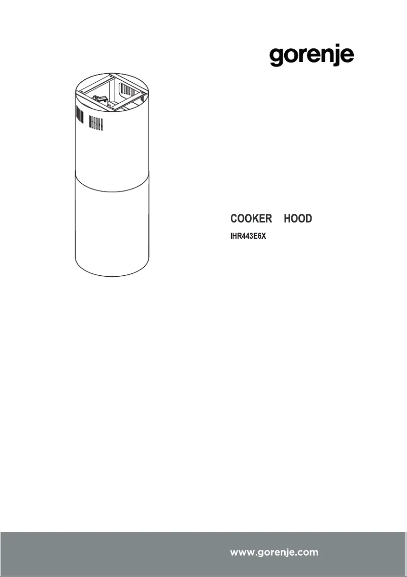 Page 1 de la notice Manuel utilisateur Gorenje IHR443E6X