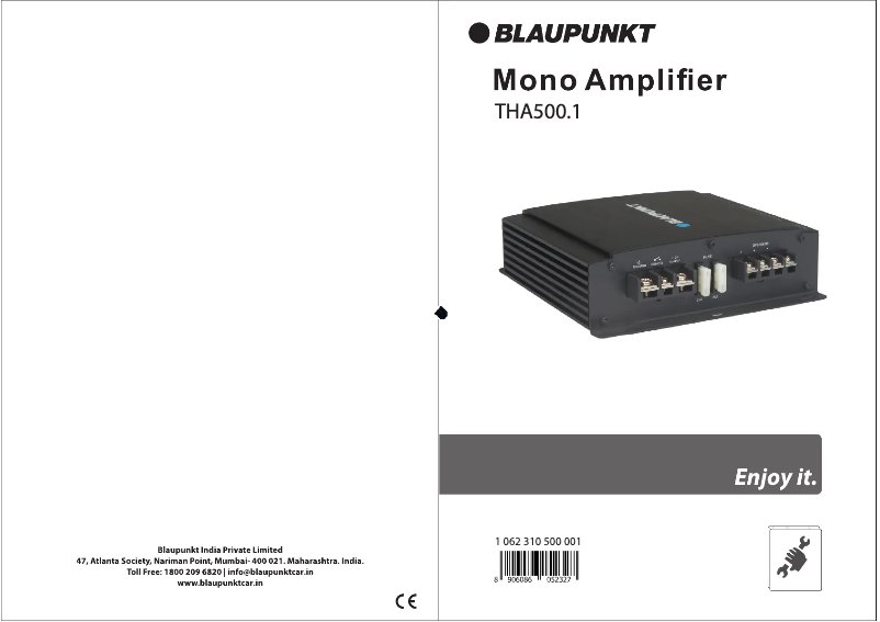 Página 1 del manual Manual de usuario Blaupunkt THA500.1