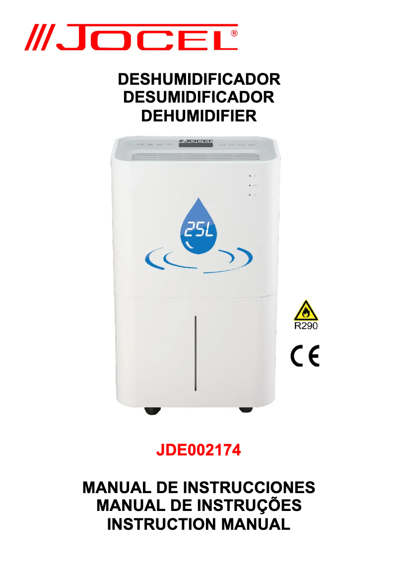 Page 1 de la notice Manuel utilisateur Jocel JDE002174