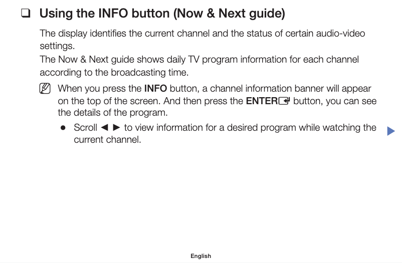 Page 1 de la notice Manuel utilisateur Samsung UN32FH4005G