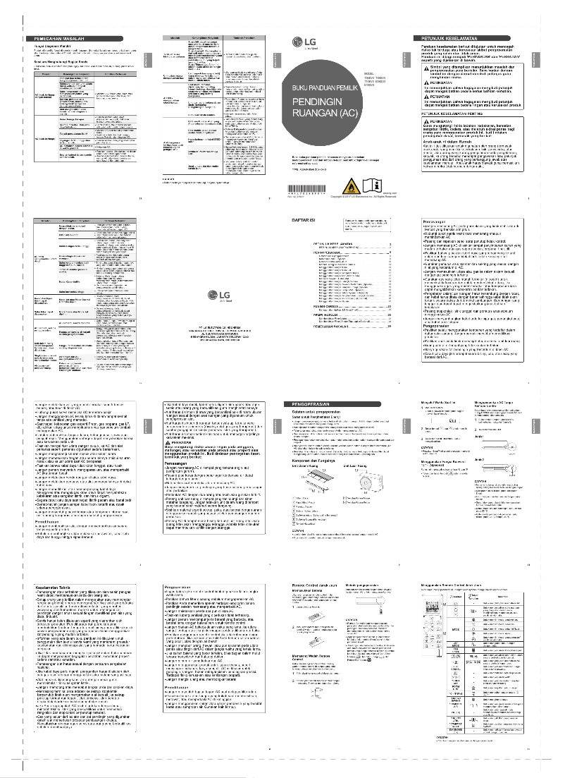 Page 1 de la notice Manuel utilisateur LG T06EV3