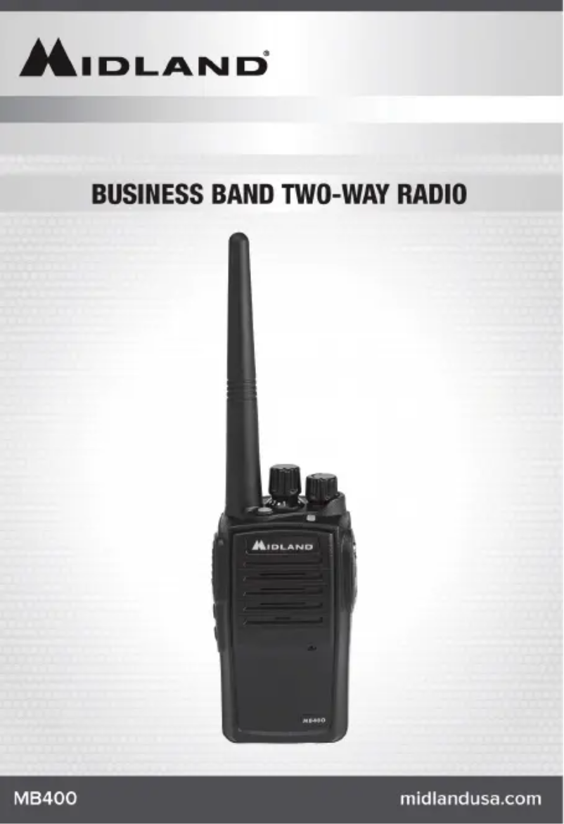 Page 1 de la notice Manuel utilisateur Midland BizTalk MB400