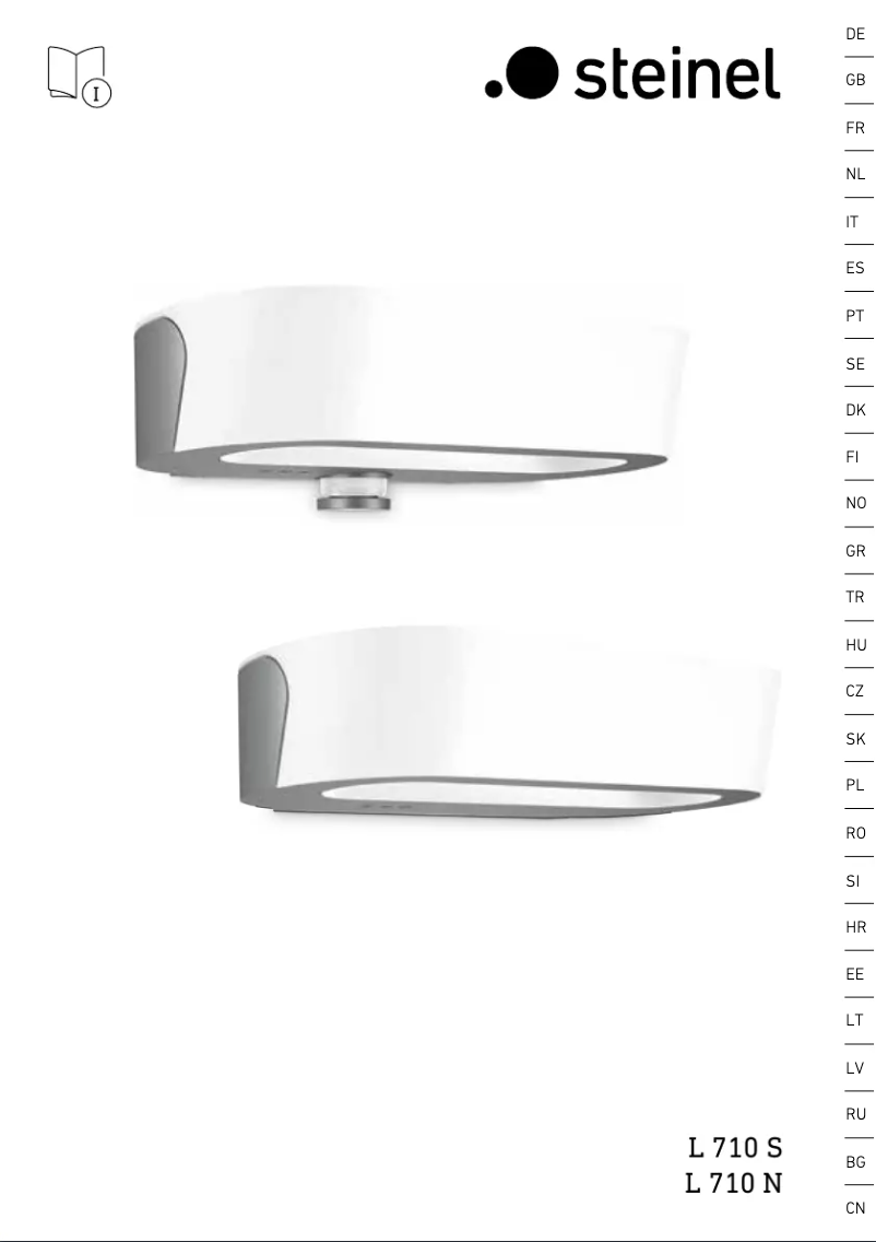 Page 1 of the manual User Manual Steinel L 710 S