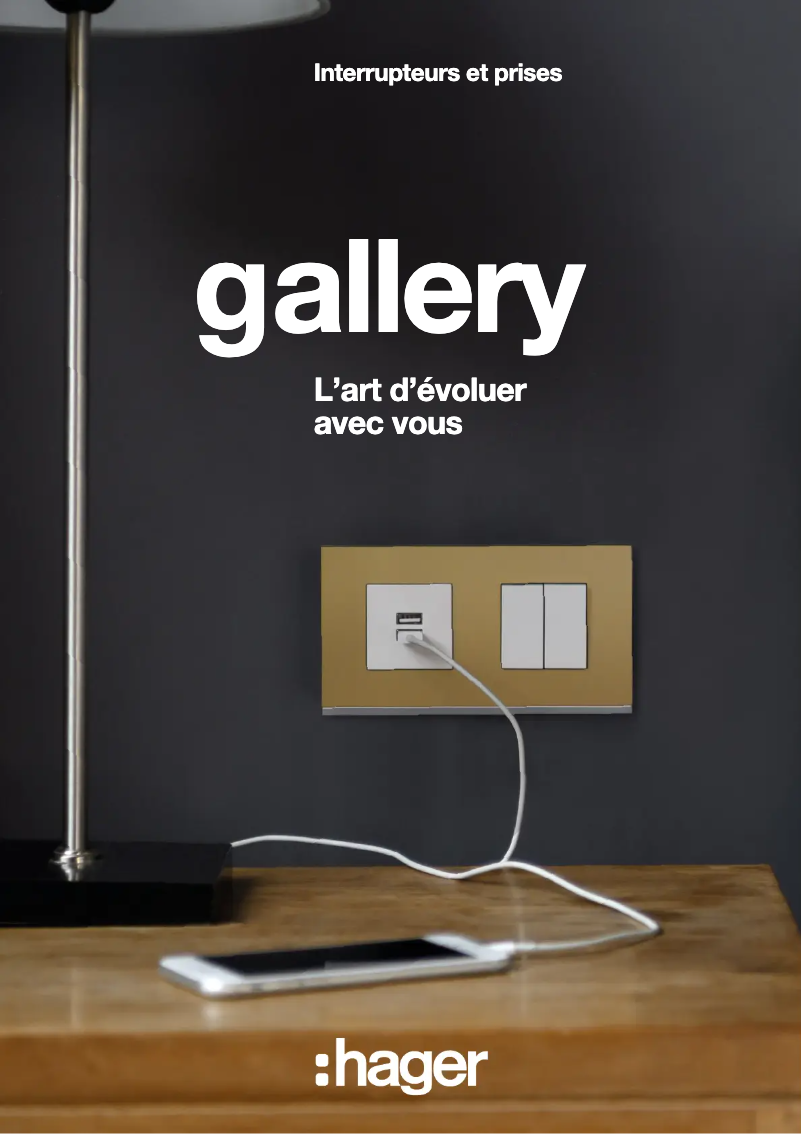 Page 1 de la notice Brochure Hager WXF603