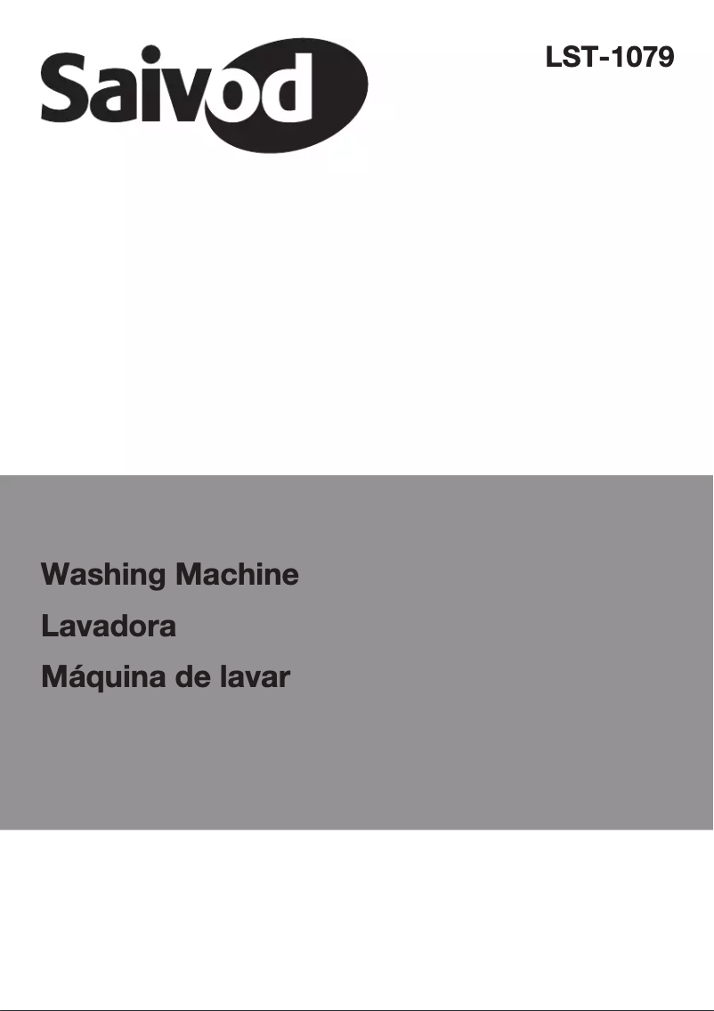 Page 1 de la notice Manuel utilisateur Saivod LST 1079