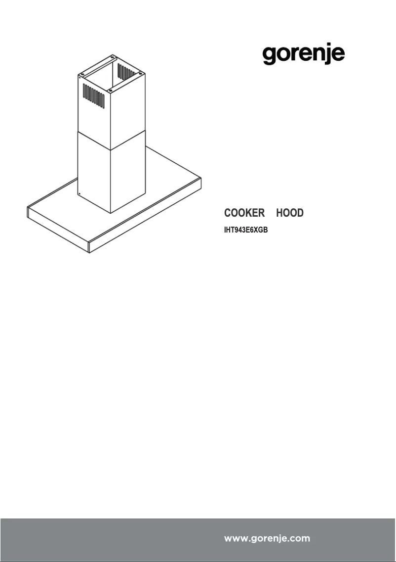 Página 1 del manual Manual de usuario Gorenje IHT943E6XGB
