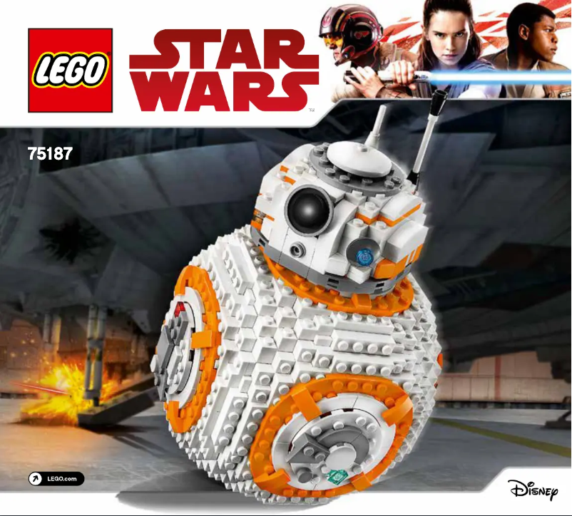 Page 1 de la notice Manuel utilisateur Lego Star Wars 75187