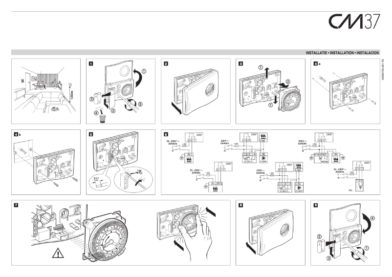 Page 1 de la notice Manuel utilisateur Honeywell CM37