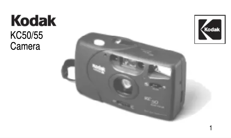 Page 1 of the manual User Manual Kodak KC50