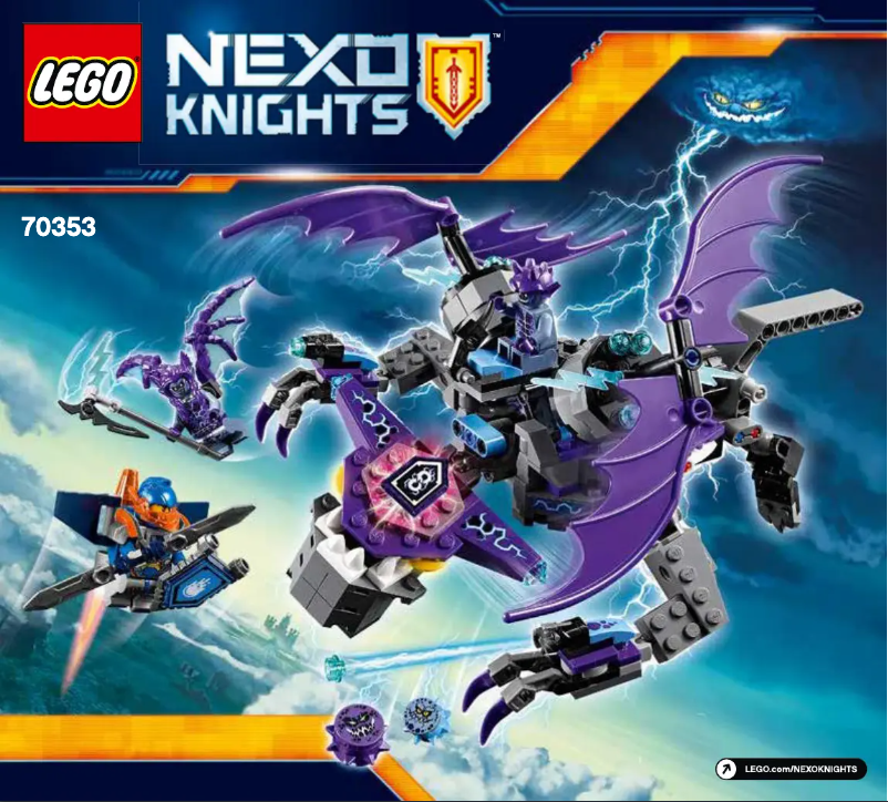 Página 1 del manual Manual de usuario Lego Nexo Knights 70353