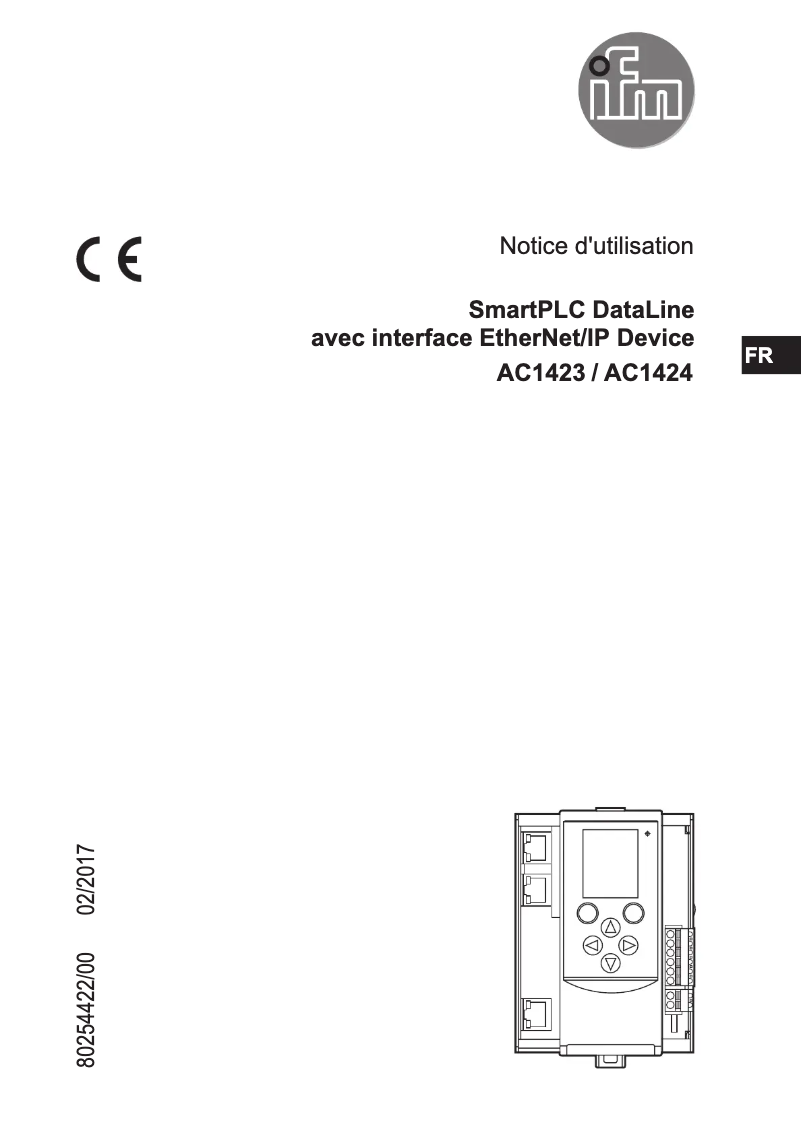 Página 1 del manual Manual de usuario IFM AC1424