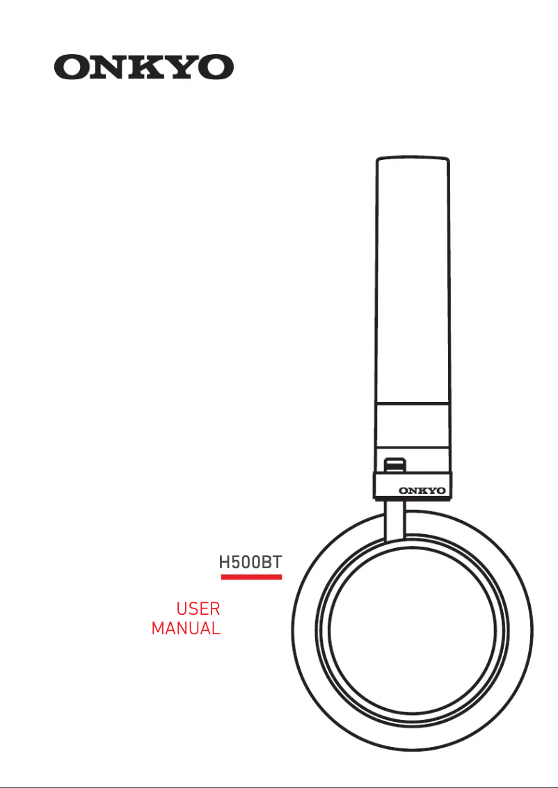Page 1 de la notice Manuel utilisateur Philips H500BT