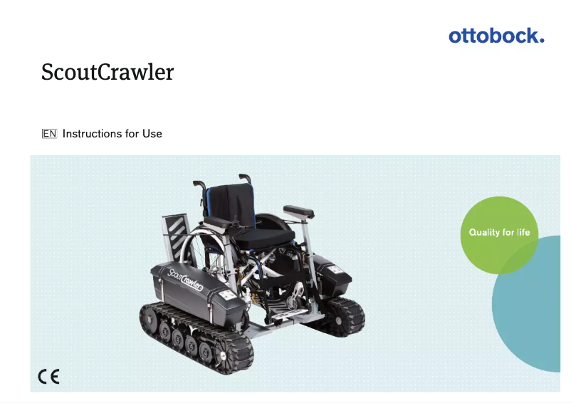 Página 1 del manual Manual de usuario Ottobock ScoutCrawler