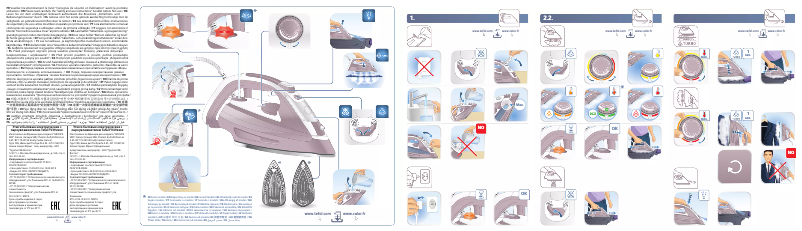Page 1 de la notice Manuel utilisateur Calor Easygliss FV3960