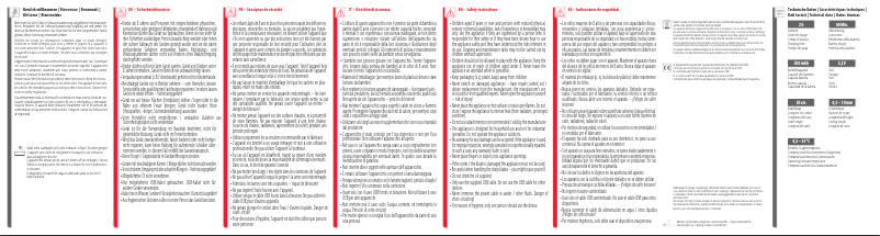 Page 1 de la notice Manuel utilisateur Trisa Vario Blade 1718.42