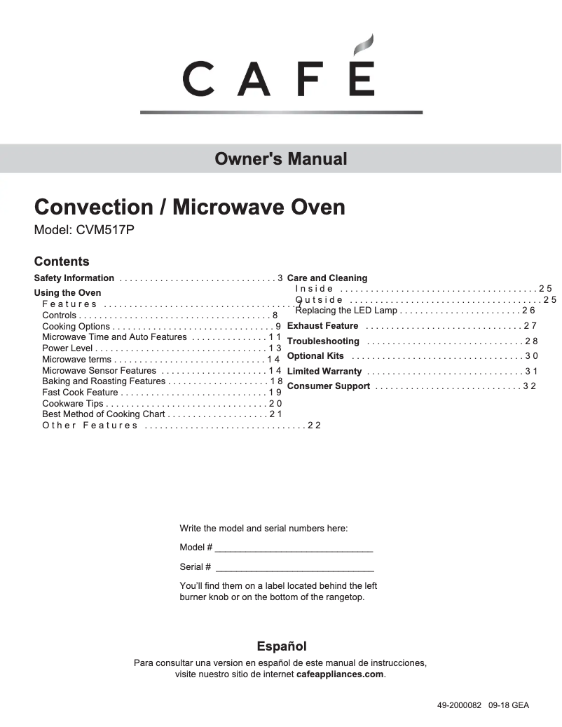 Página 1 del manual Manual de usuario GE CVM517P3MD1