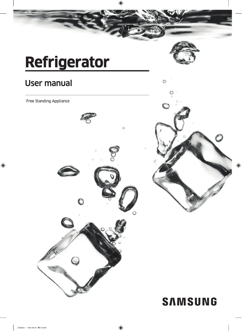 Página 1 del manual Manual de usuario Samsung RF23A9771SR