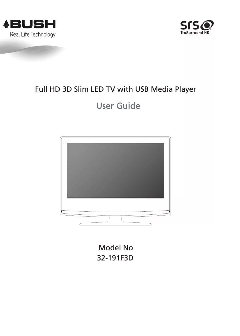 Page 1 de la notice Manuel utilisateur Bush 32/191F3D
