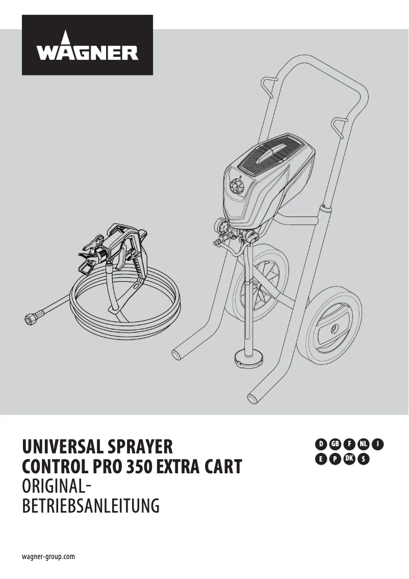 Page 1 of the manual User Manual Wagner Control Pro 350