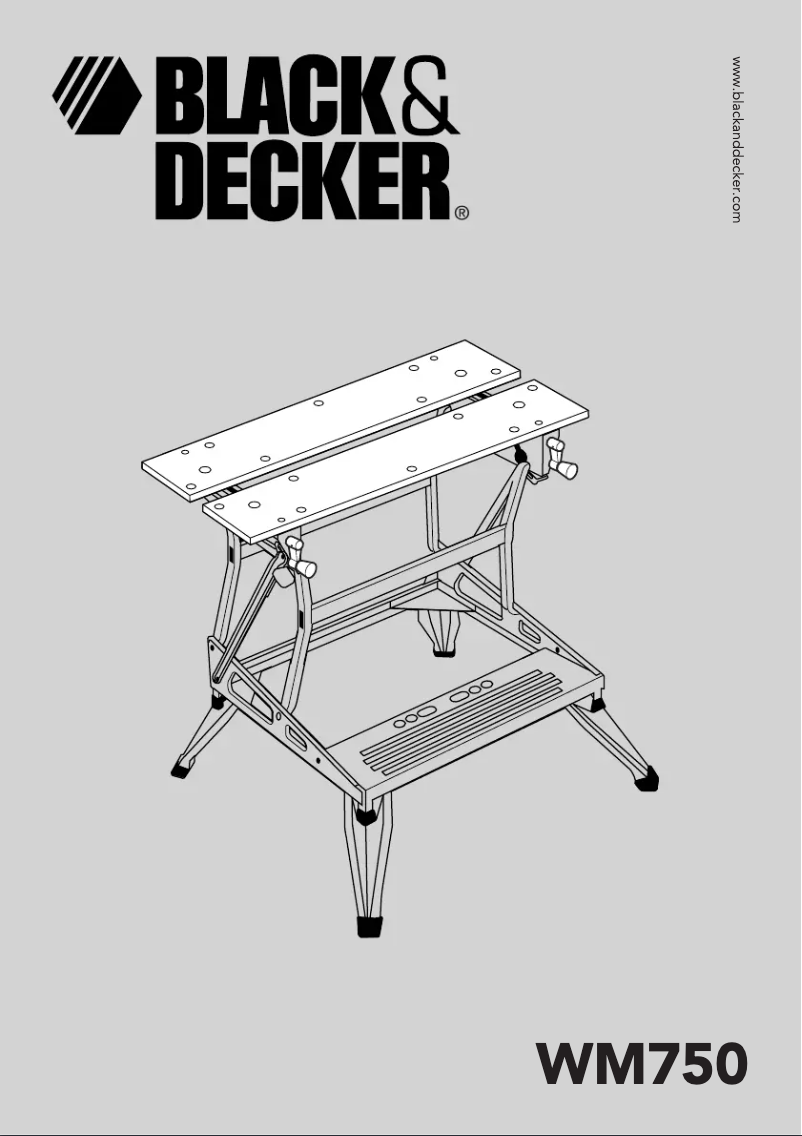 Page 1 de la notice Manuel utilisateur Black & Decker WM750