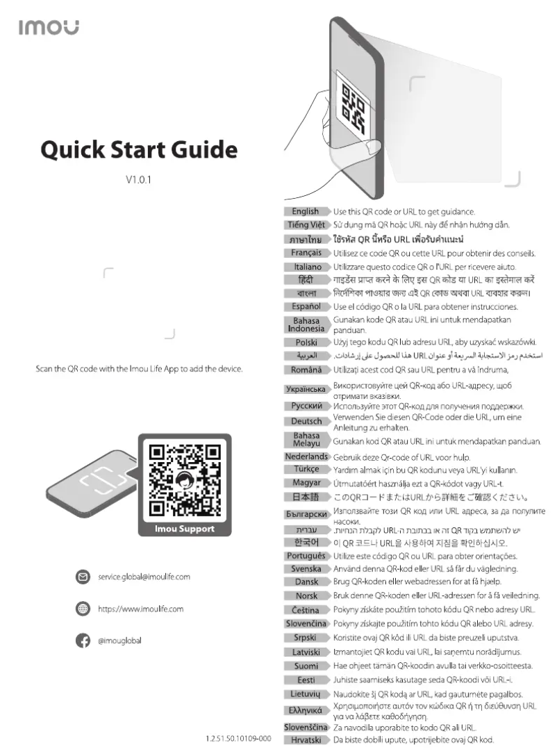 Página 1 del manual Manual de usuario Imou DK7 3MP