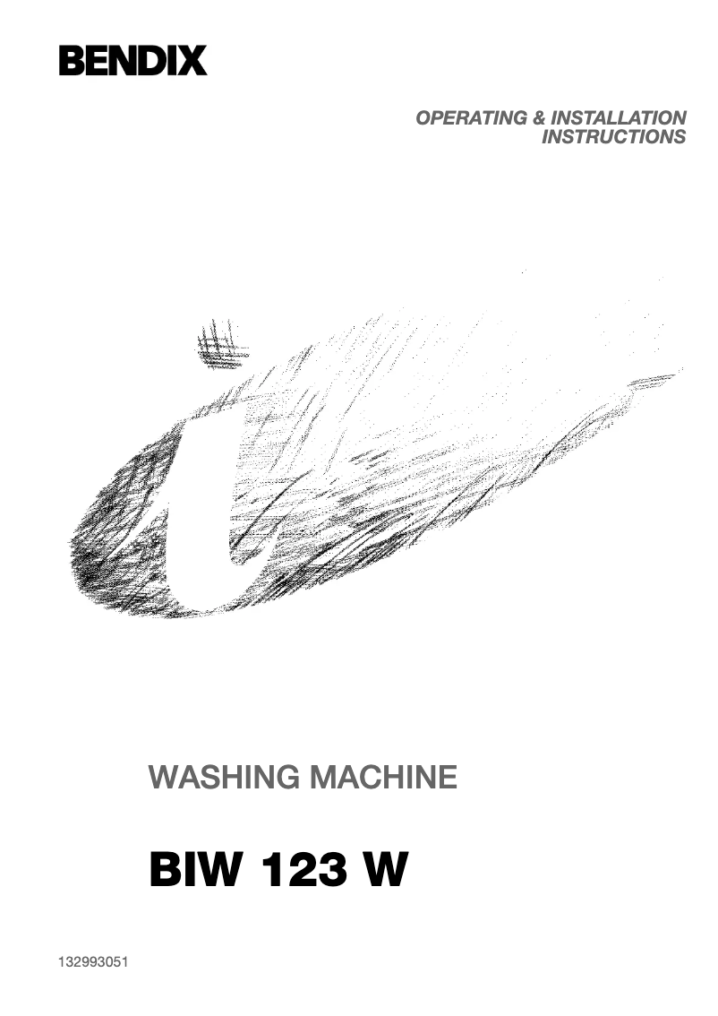 Página 1 del manual Manual de usuario Bendix BIW 123 W