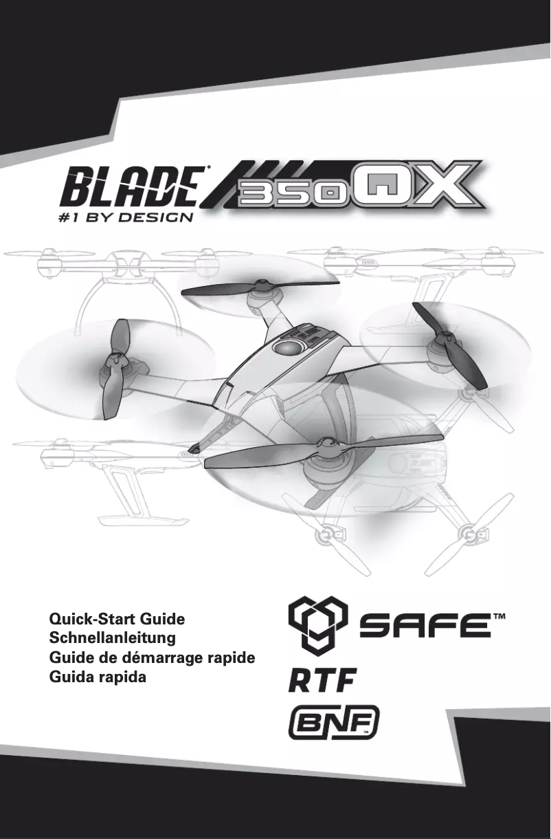 Page 1 de la notice Manuel utilisateur Blade 350 QX
