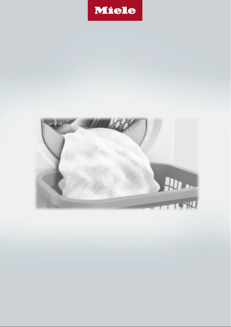 Page 1 de la notice Manuel utilisateur Miele TSC563WP