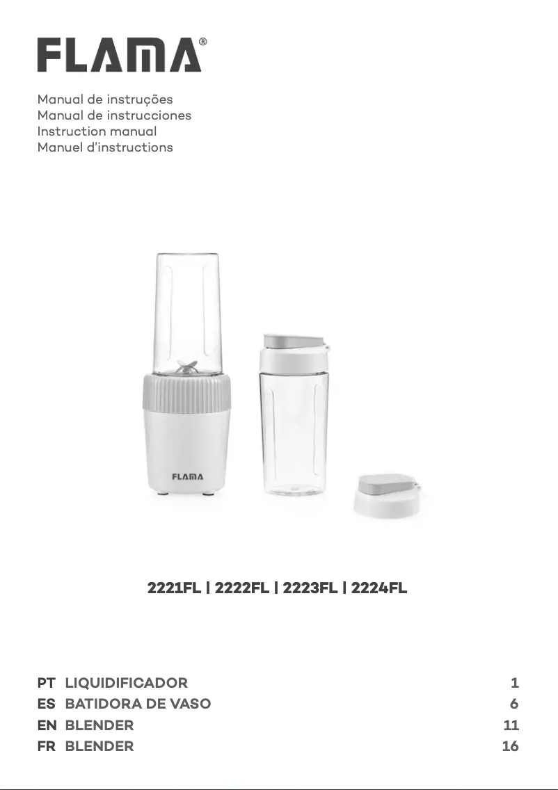 Página 1 del manual Manual de usuario Flama 2223FL
