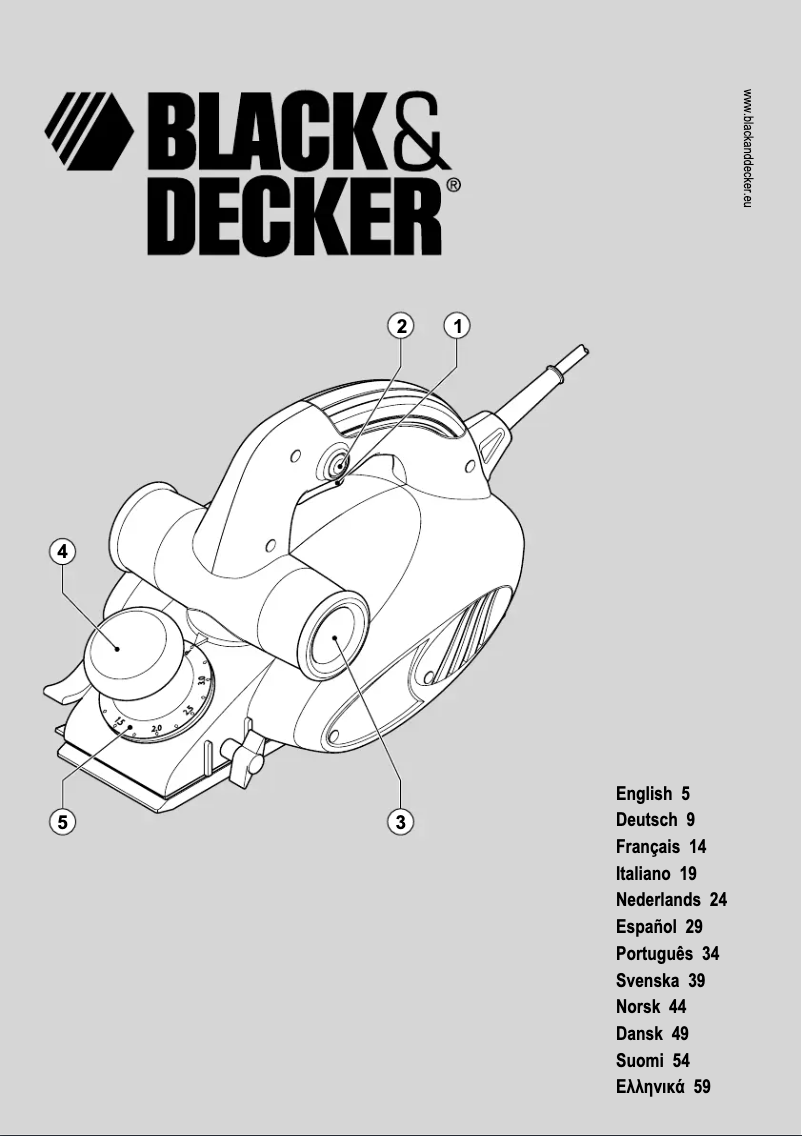 Page 1 de la notice Manuel utilisateur Black & Decker KW82