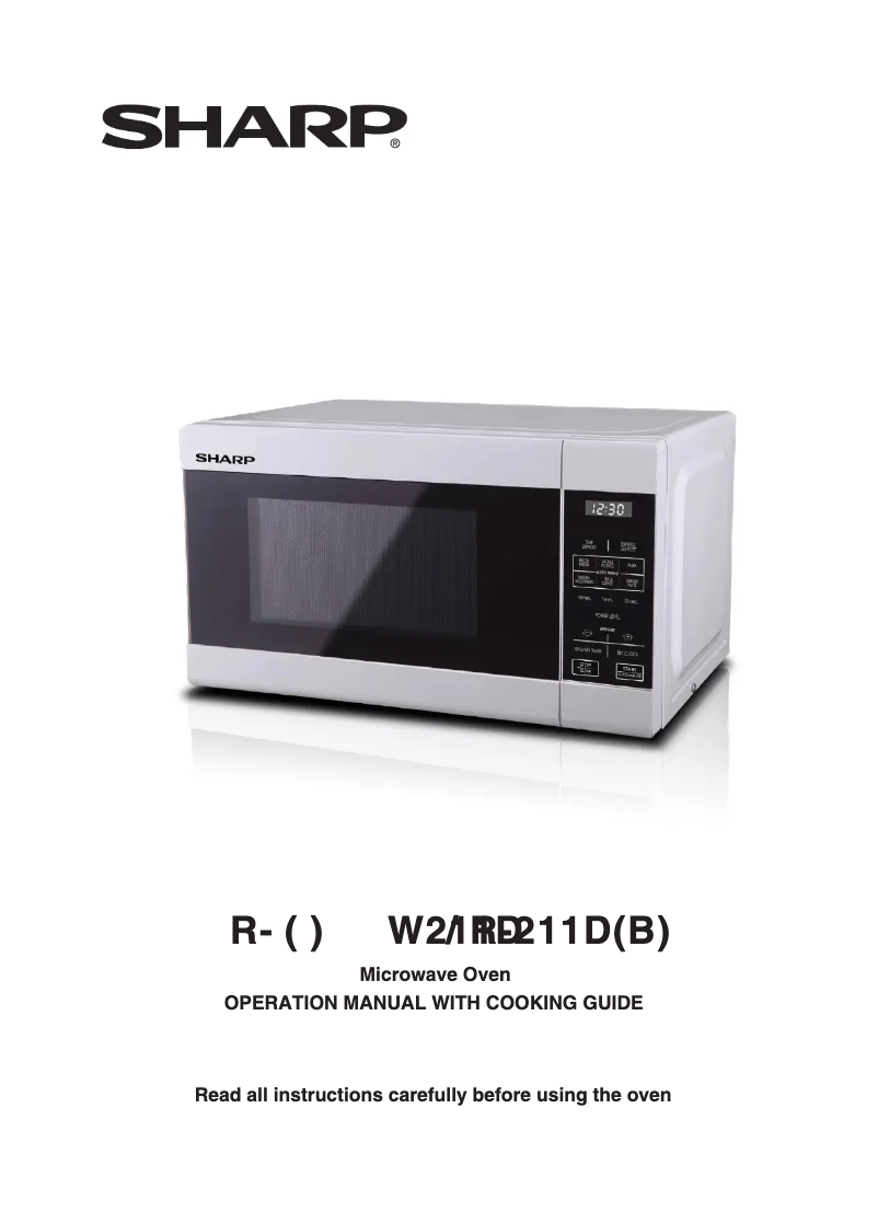 Página 1 del manual Manual de usuario Sharp R211D