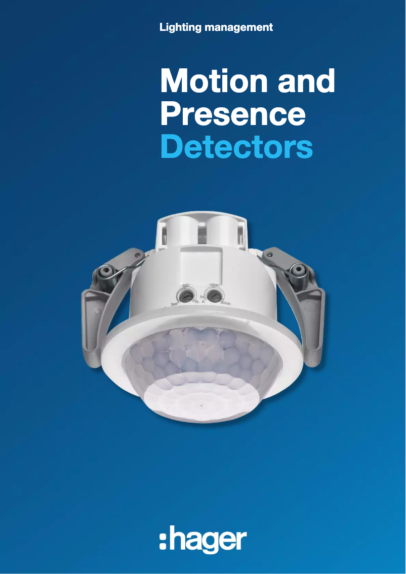 Page 1 de la notice Manuel utilisateur Hager EER503