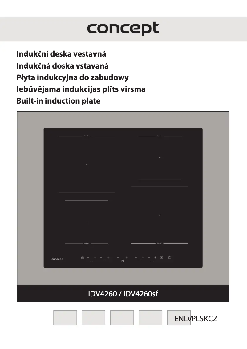 Page 1 de la notice Manuel utilisateur Concept IDV4260