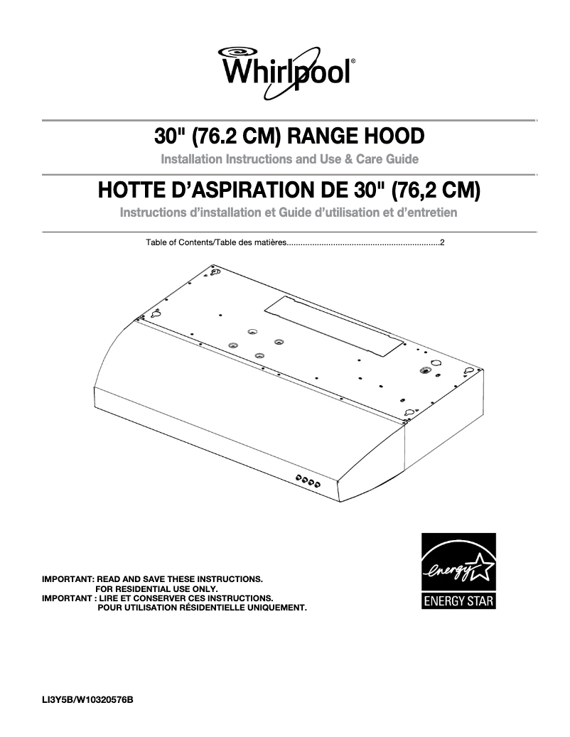 Page 1 de la notice Manuel utilisateur Maytag GXU7130DXS