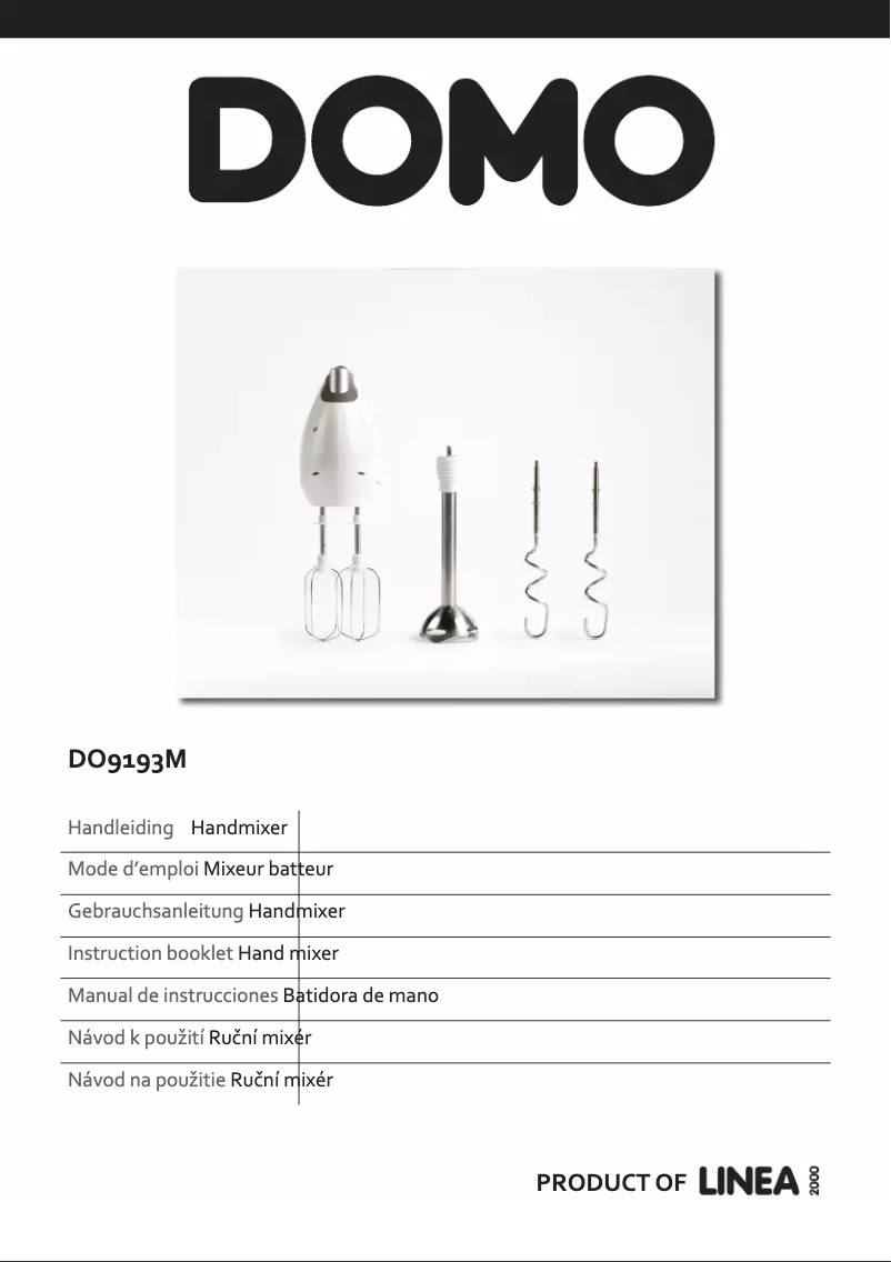 Page 1 de la notice Manuel utilisateur Domo DO9193M